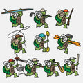 Sticker Pack - Jammin Turtles